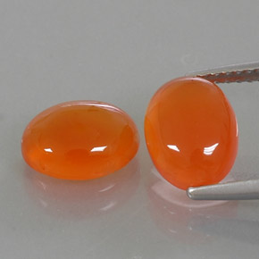  ct natürliche Orange Karneol-Edelsteine, Transparent, Transparent / Lichtdurchlässig