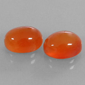  ct natürliche orangefarbener Karneol-Edelsteine, Transparent, Transparent / Lichtdurchlässig