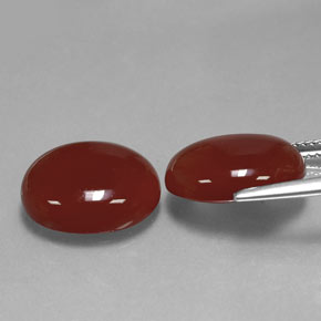  ct natürliche roter Karneol-Edelsteine, Oval Schliff, Lichtdurchlässig