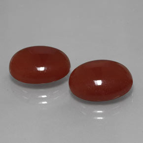  ct natürliche roter Karneol-Edelsteine, Oval Schliff, Lichtdurchlässig