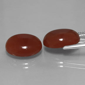  ct natürliche roter Karneol-Edelsteine, Oval Schliff, Lichtdurchlässig