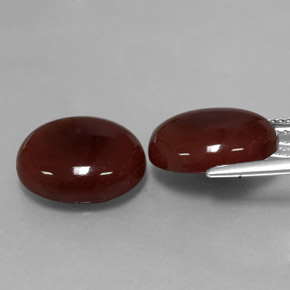  ct natürliche brauner Karneol-Edelsteine, Oval Schliff, Lichtdurchlässig