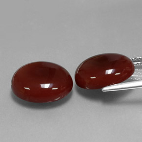  ct natürliche roter Karneol-Edelsteine, Oval Schliff, Lichtdurchlässig
