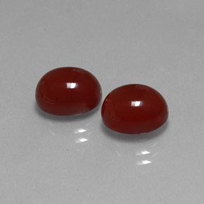  ct natürliche roter Karneol-Edelsteine, Oval Schliff, Lichtdurchlässig