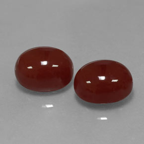  ct natürliche roter Karneol-Edelsteine, Oval Schliff, Lichtdurchlässig