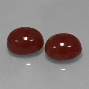  ct natürliche roter Karneol-Edelsteine, Oval Schliff, Lichtdurchlässig