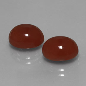  ct natürliche roter Karneol-Edelsteine, Oval Schliff, Lichtdurchlässig