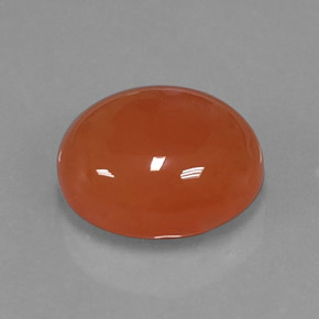 9,17 ctw natürlicher Orange Karneol, Oval Schliff, Lichtdurchlässig