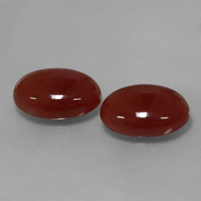  ct natürliche roter Karneol-Edelsteine, Oval Schliff, Lichtdurchlässig