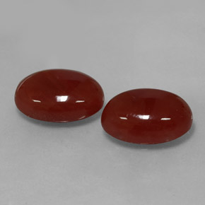  ct natürliche roter Karneol-Edelsteine, Oval Schliff, Lichtdurchlässig