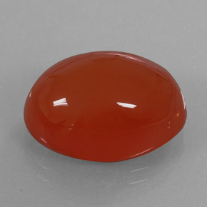 15,49 ctw natürlicher orangefarbener Karneol, Transparent, Transparent / Lichtdurchlässig