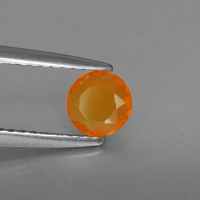 9,17 ctw natürlicher Orange Karneol, Transparent, Transparent / Lichtdurchlässig