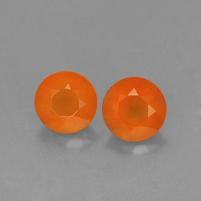  ct natürliche Orange Karneol-Edelsteine, Transparent, Transparent / Lichtdurchlässig