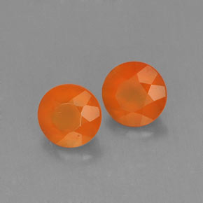  ct natürliche Orange Karneol-Edelsteine, Transparent, Transparent / Lichtdurchlässig