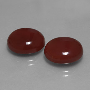 ct natürliche roter Karneol-Edelsteine, Oval Schliff, Lichtdurchlässig