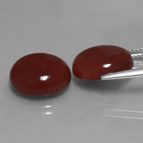  ct natürliche roter Karneol-Edelsteine, Oval Schliff, Lichtdurchlässig