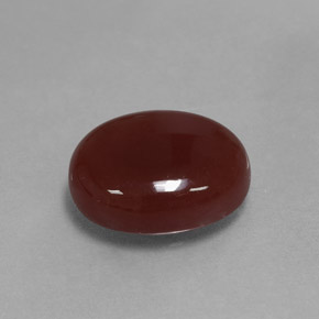 5,81 ctw natürlicher brauner Karneol, Oval Schliff, Lichtdurchlässig