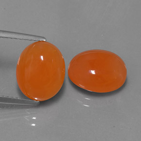  ct natürliche Orange Karneol-Edelsteine, Transparent, Transparent / Lichtdurchlässig
