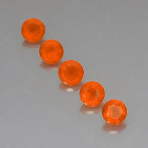  ct natürliche orangefarbener Karneol-Edelsteine, Transparent, Transparent / Lichtdurchlässig