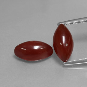  ct natürliche orangefarbener Karneol-Edelsteine, Marquise, Lichtdurchlässig