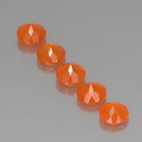  ct natürliche orangefarbener Karneol-Edelsteine, Transparent, Transparent / Lichtdurchlässig