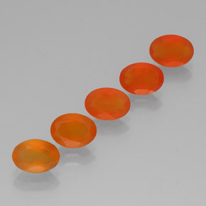  ct natürliche orangefarbener Karneol-Edelsteine, Transparent, Transparent / Lichtdurchlässig