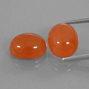  ct natürliche Orange Karneol-Edelsteine, Transparent, Transparent / Lichtdurchlässig