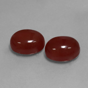  ct natürliche roter Karneol-Edelsteine, Oval Schliff, Lichtdurchlässig