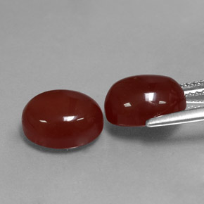  ct natürliche roter Karneol-Edelsteine, Oval Schliff, Lichtdurchlässig