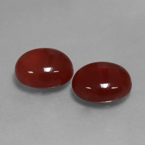  ct natürliche roter Karneol-Edelsteine, Oval Schliff, Lichtdurchlässig