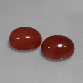  ct natürliche roter Karneol-Edelsteine, Oval Schliff, Lichtdurchlässig