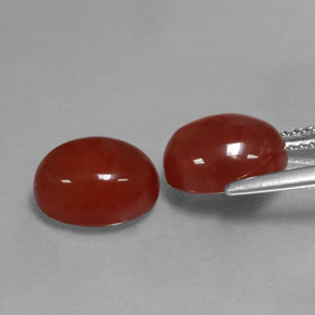  ct natürliche roter Karneol-Edelsteine, Oval Schliff, Lichtdurchlässig