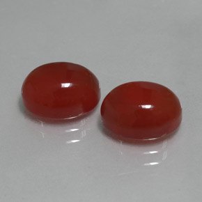  ct natürliche roter Karneol-Edelsteine, Oval Schliff, Lichtdurchlässig