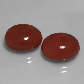  ct natürliche roter Karneol-Edelsteine, Oval Schliff, Lichtdurchlässig