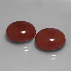  ct natürliche roter Karneol-Edelsteine, Oval Schliff, Lichtdurchlässig