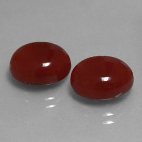  ct natürliche roter Karneol-Edelsteine, Oval Schliff, Lichtdurchlässig