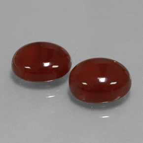  ct natürliche roter Karneol-Edelsteine, Oval Schliff, Lichtdurchlässig