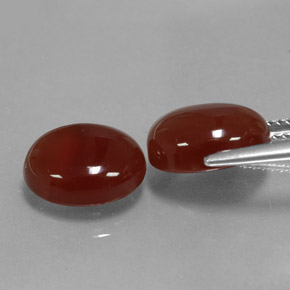  ct natürliche roter Karneol-Edelsteine, Oval Schliff, Lichtdurchlässig