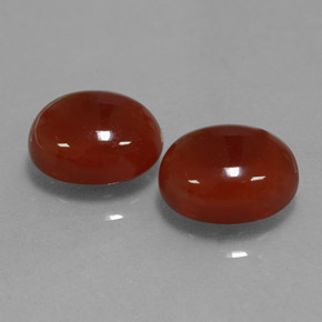  ct natürliche roter Karneol-Edelsteine, Oval Schliff, Lichtdurchlässig