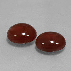  ct natürliche roter Karneol-Edelsteine, Oval Schliff, Lichtdurchlässig