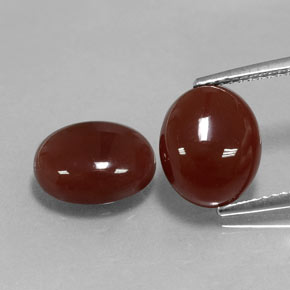  ct natürliche roter Karneol-Edelsteine, Oval Schliff, Lichtdurchlässig