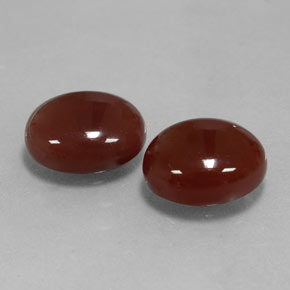  ct natürliche roter Karneol-Edelsteine, Oval Schliff, Lichtdurchlässig