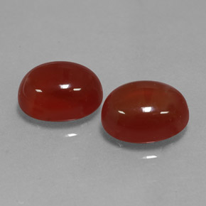  ct natürliche roter Karneol-Edelsteine, Oval Schliff, Lichtdurchlässig