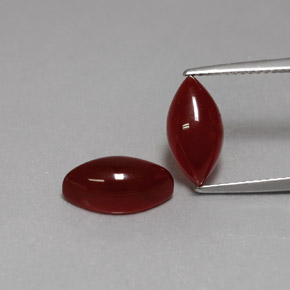  ct natürliche roter Karneol-Edelsteine, Marquise, Lichtundurchlässig