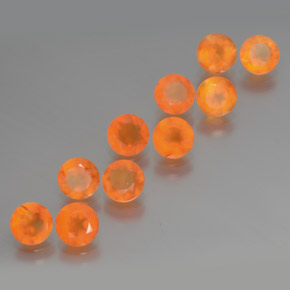  ct natürliche Orange Karneol-Edelsteine, Transparent, Transparent / Lichtdurchlässig