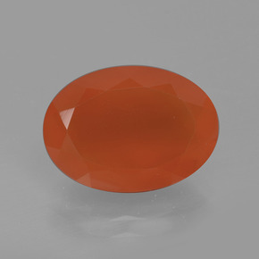 9,17 ctw natürlicher Orange Karneol, Oval Schliff, Lichtdurchlässig