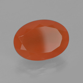 9,17 ctw natürlicher Orange Karneol, Oval Schliff, Lichtdurchlässig