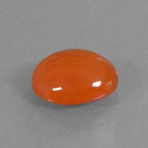 9,17 ctw natürlicher Orange Karneol, Oval Schliff, Lichtdurchlässig