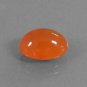 9,17 ctw natürlicher Orange Karneol, Oval Schliff, Lichtdurchlässig