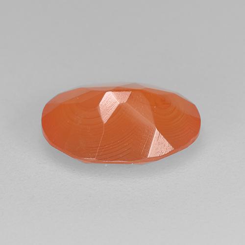 9,17 ctw natürlicher Orange Karneol, Oval Schliff, Lichtdurchlässig